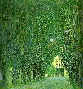 Gustav Klimt allea i slottet kammers park oil painting artist